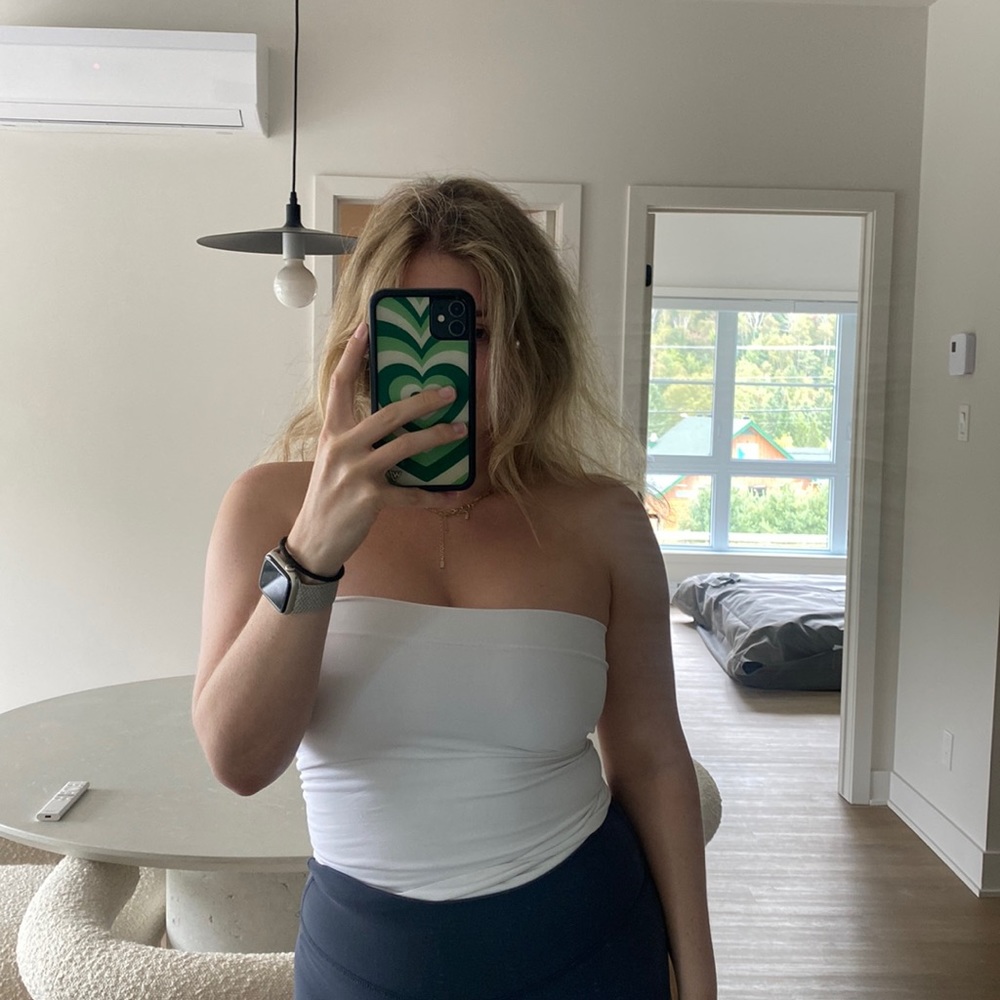 Aritzia white tube top